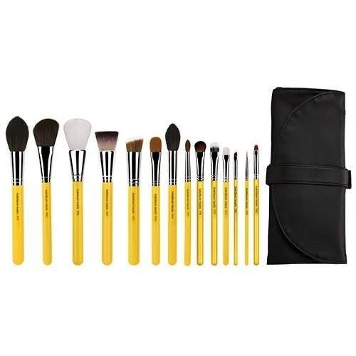 STUDIO THE COLLECTION 14PC. BRUSH SET WITH ROLL-UP POUCH